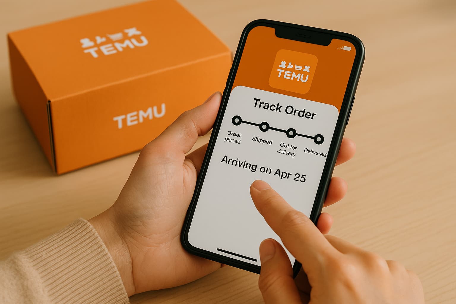 Näin voit helposti seurata Temu-tilausta suoraan sovelluksessa