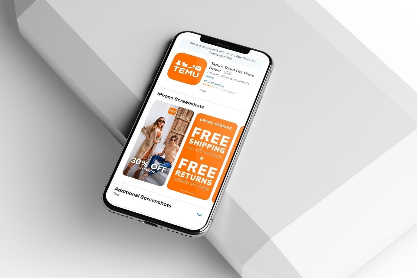 Temu-sovelluksen tärkeimmät ominaisuudet iOS-käyttäjille
