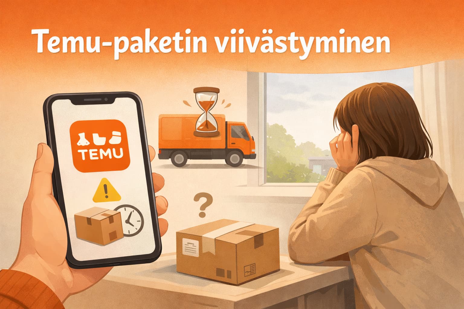 Temu-paketin viivästyminen: mitä tehdä oikein