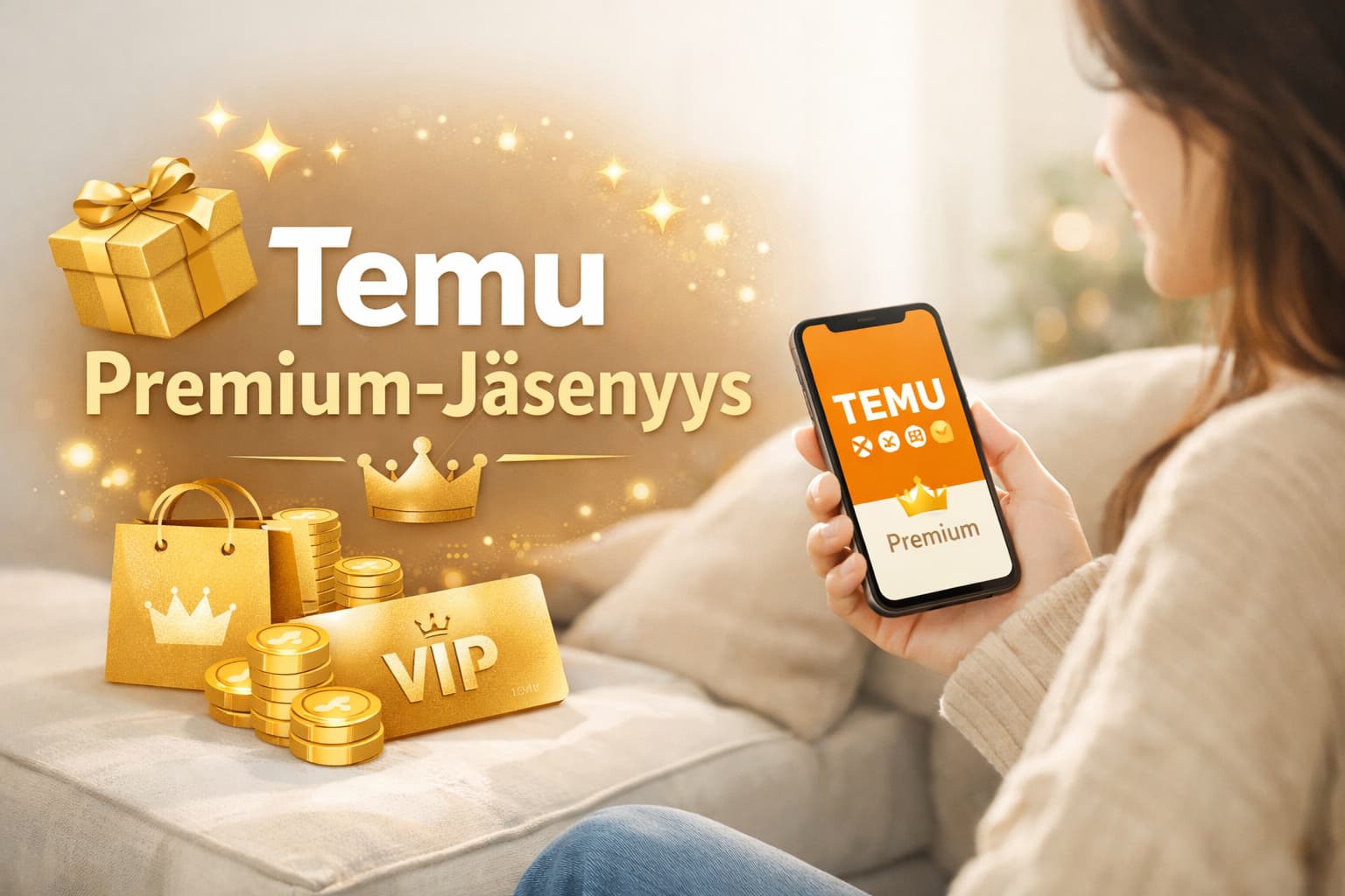 Temu premium-jäsenyys: enemmän etuja sovelluksessa