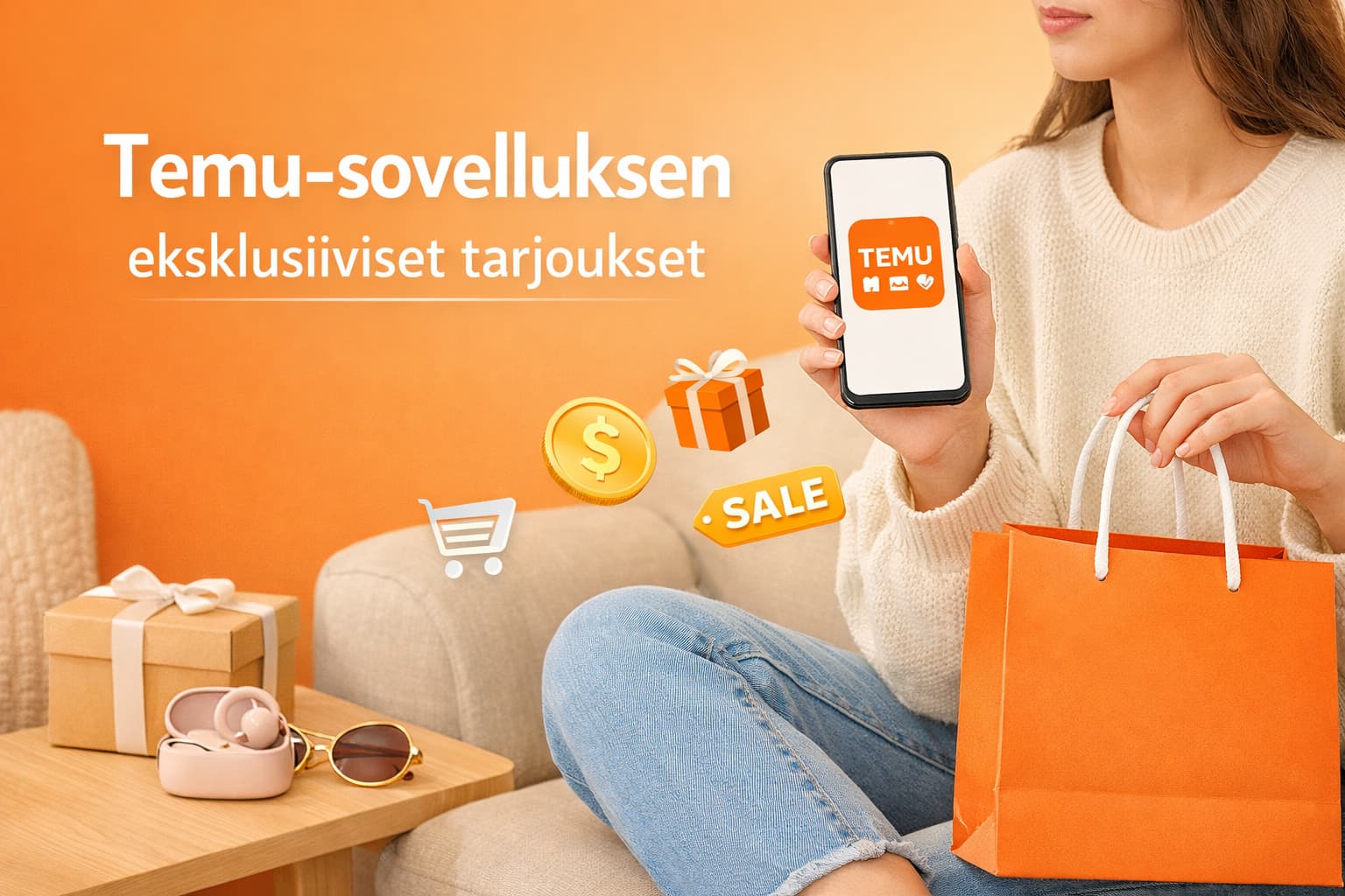 Temu-sovelluksen eksklusiiviset tarjoukset arjessa